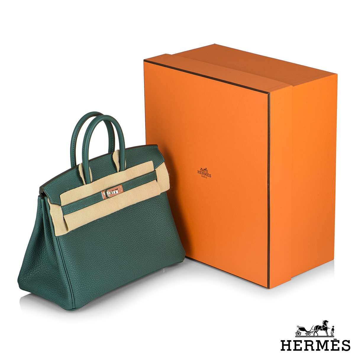 Hermès Birkin 25 Malachite Togo Palladium Hardware PHW — The French Hunter